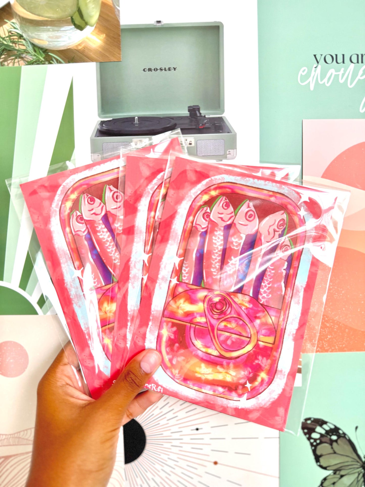 Girly Pop Sardine Prints!