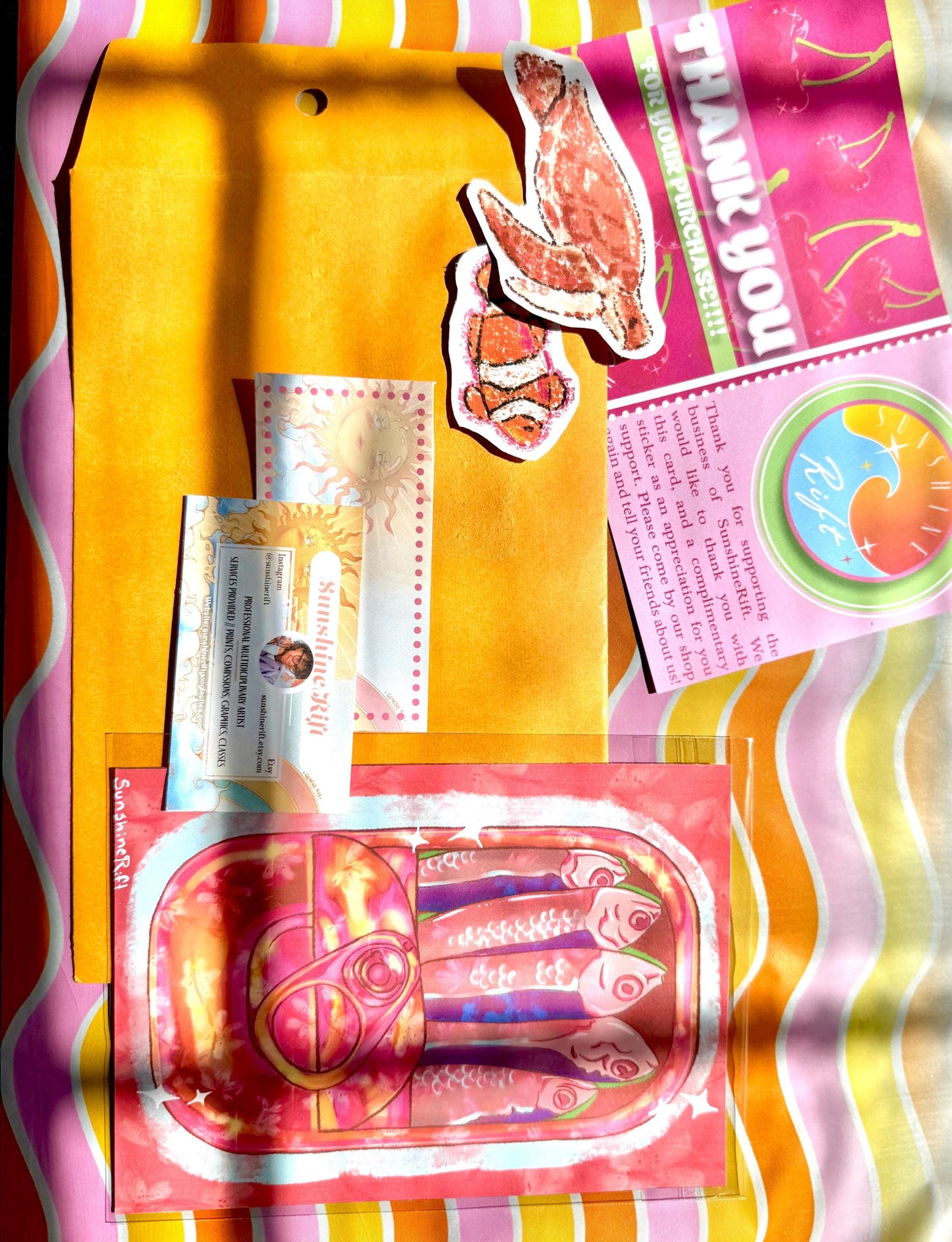 Girly Pop Sardine Prints!